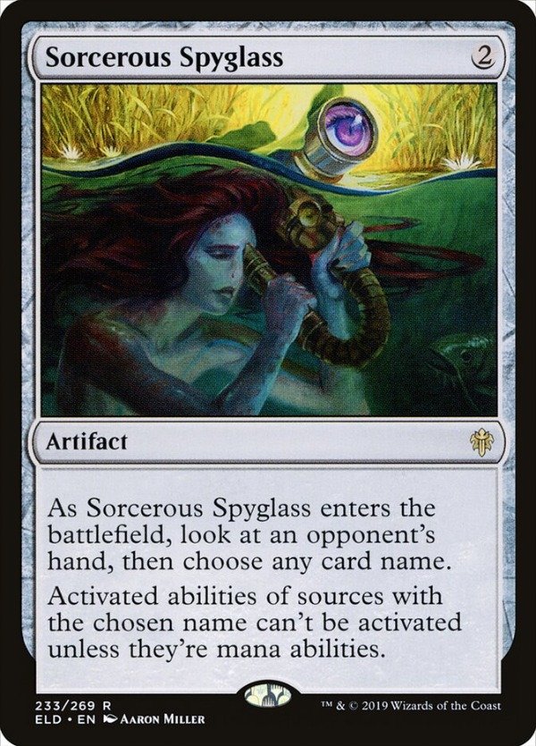 Producto - Sorcerous Spyglass #233  Throne of Eldraine