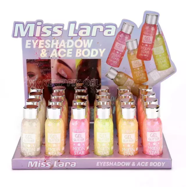 Producto - Glitter en gel botellas neon Miss Lara