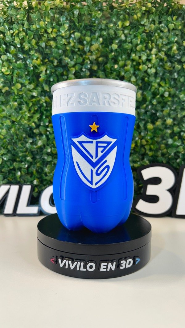 Producto - JARRA BOTELLA CORTADA 500ML VÉLEZ SARSFIELD