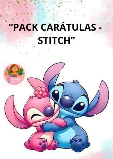 Producto - "PACK CARÁTULAS - STITCH"