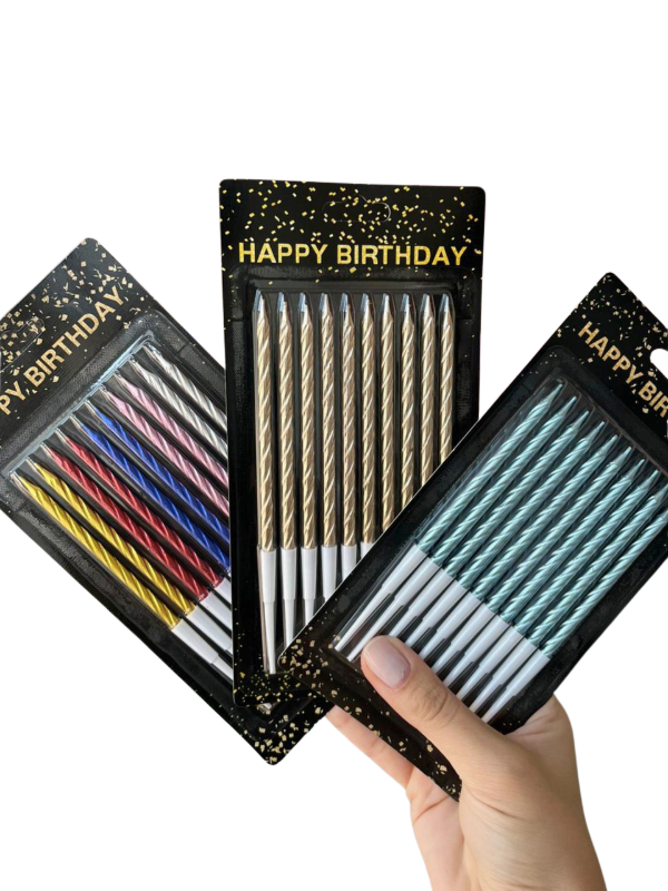 Producto - VELAS TORNEADAS X10