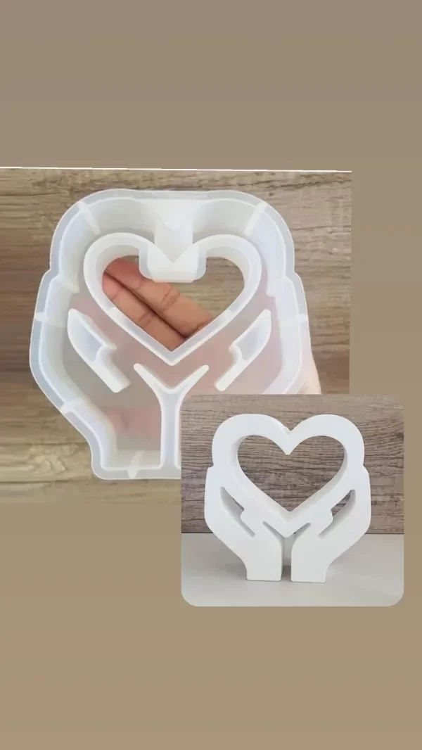 Producto - Molde florero manos corazon