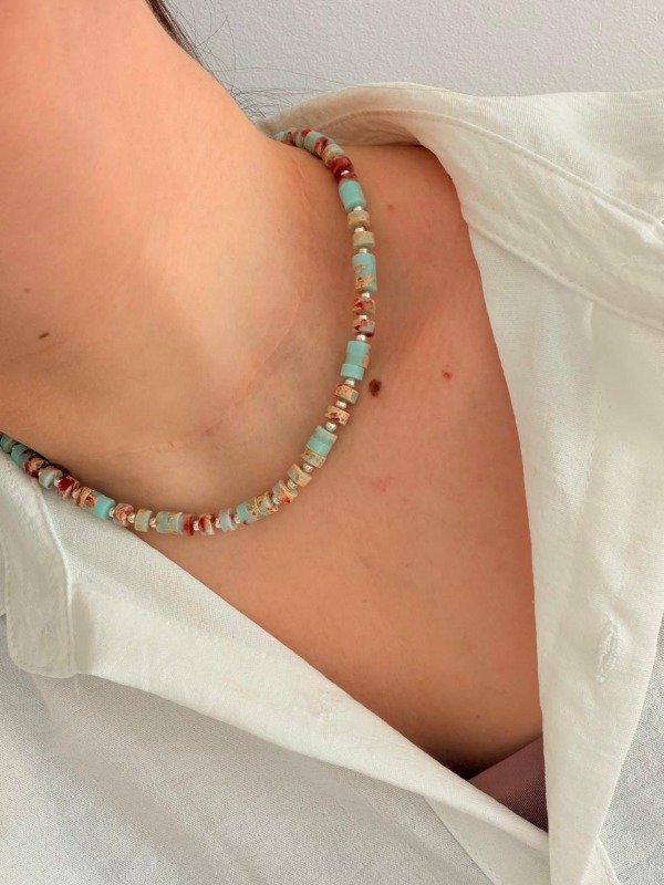 Producto - Collar Matu - Larimar Dona - 1