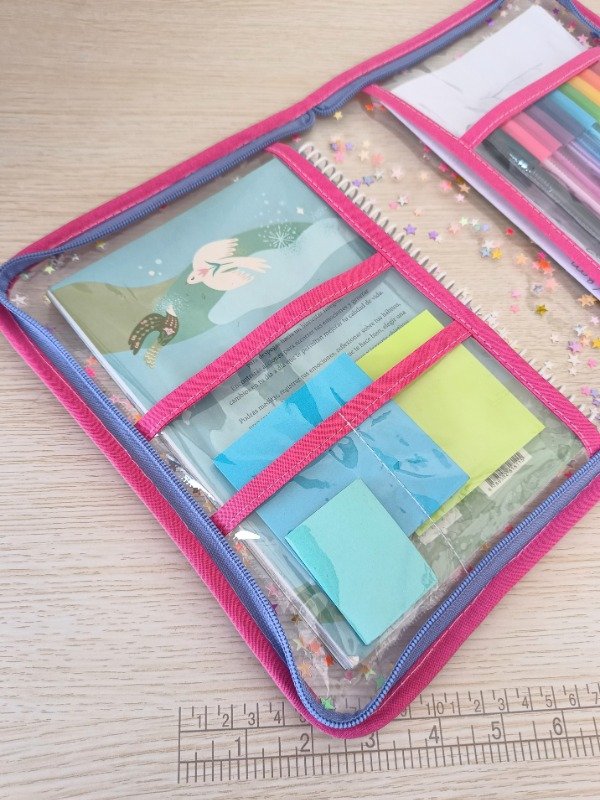 Producto - Organizador A5 Cristal Fucsia - 3