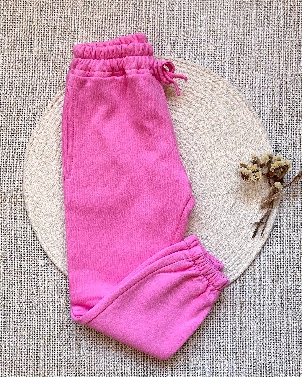 Producto - PANTALON JOGGING FRISADO ROSA BABUCHA