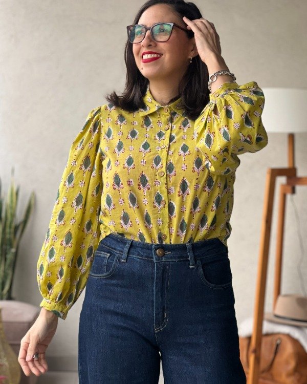 Producto - Camisa Balon Amarillo Lima S M