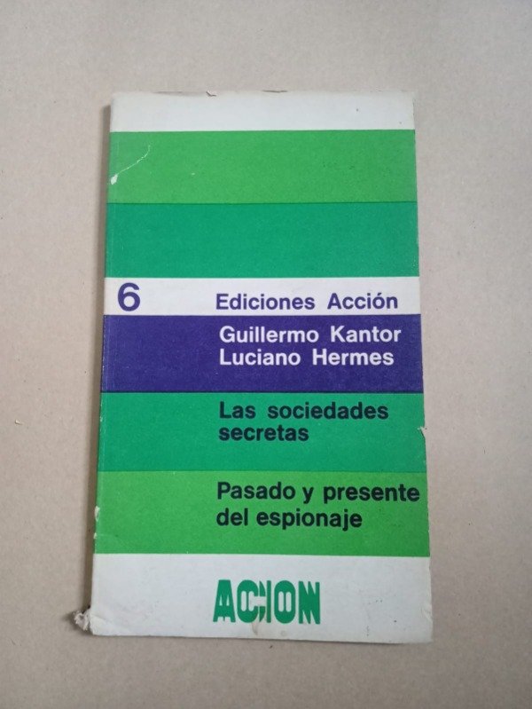 Producto - Las sociedades secretas / Pasado y presente - Kantor / Hermes - Acción s/f