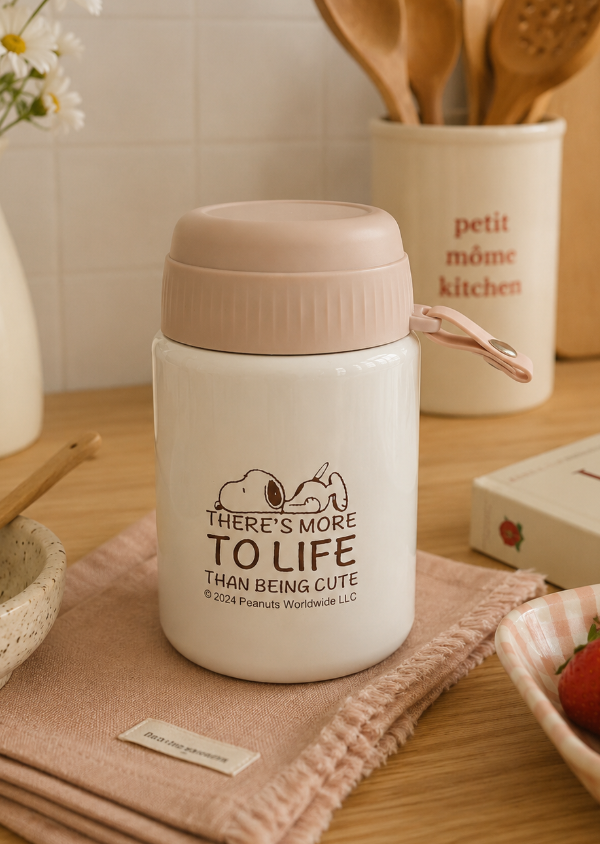 Producto - Termo Vianda hermetico para sopa y comida Original Snoopy