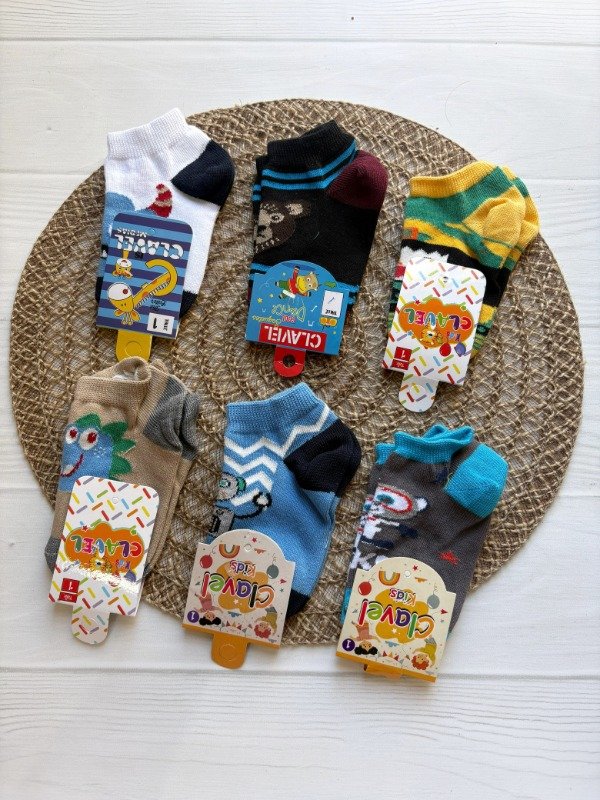 Producto - MEDIAS SOQUETES CLAVEL NIÑOS - TALLES 1/2/4
