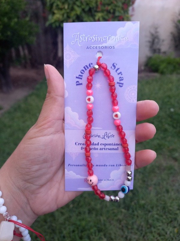 Producto - Phone Strap Vitalidad Sonriente (Roja)