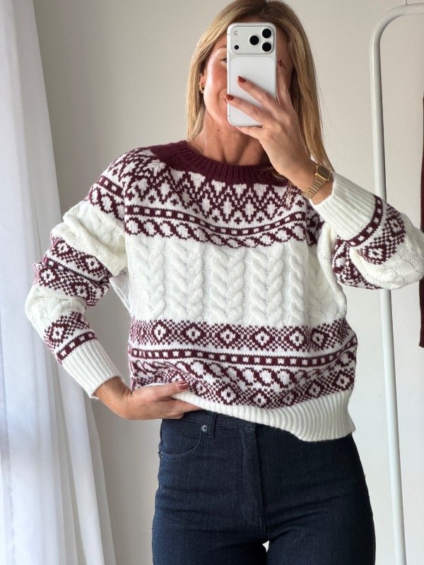 Producto - SWEATER NORDICO ANGORA