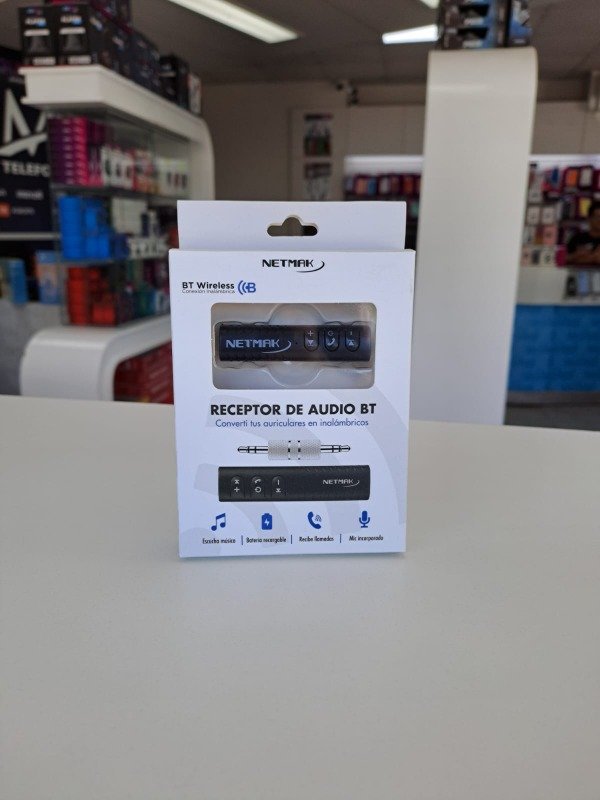 Producto - Receptor de Audio Bluetooth Netmak NM-BT6