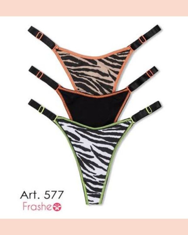 Producto - 577 Frashe PACK X3 TANGA CAVADA ALGLYCRA