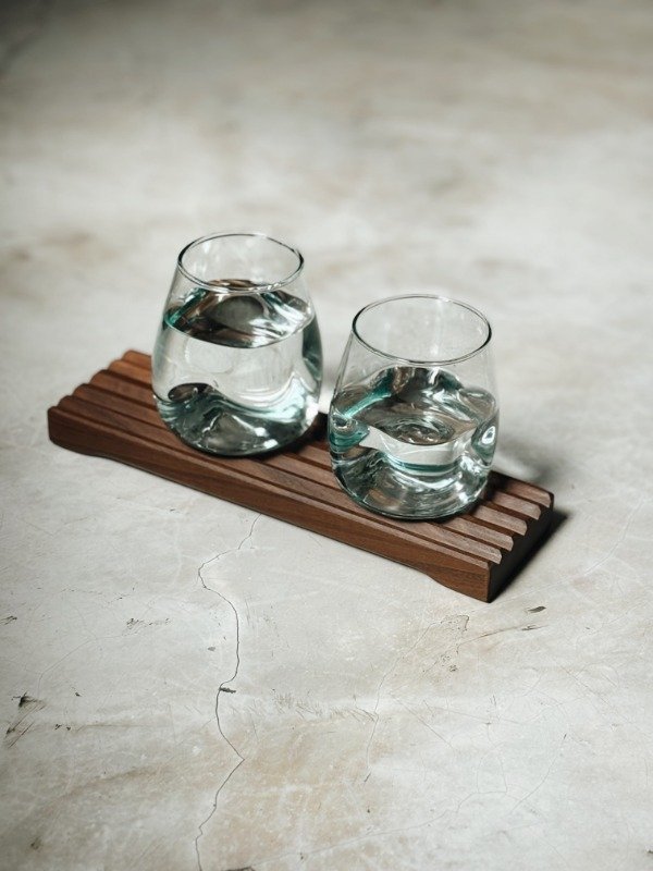 Producto - SET X 2 VASOS AMORFOS - VIDRIO SOPLADO