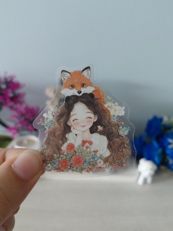 Producto - Stickers para journaling y scrapbooking en PET "Infancia con mascotas" 0541