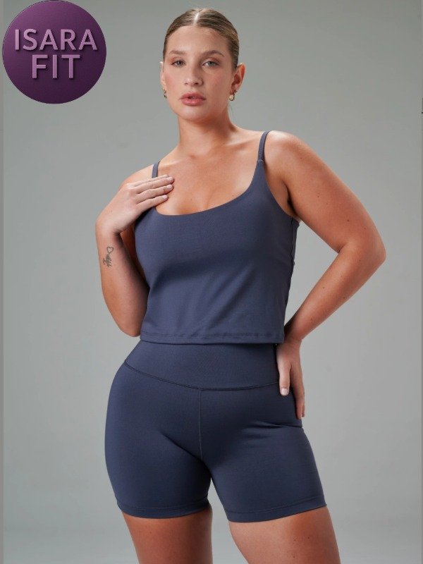 Producto - Musculosa Cropped Navy - 3