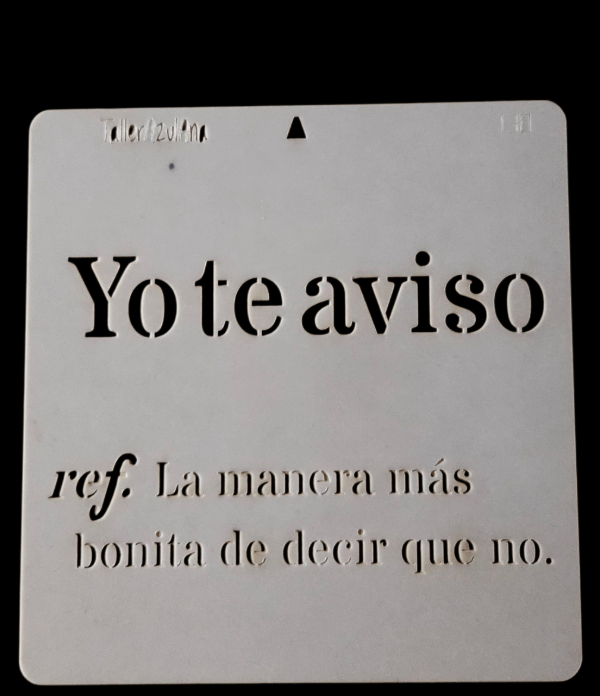 Producto - Yo te aviso