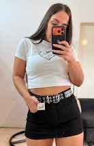 Producto - POLLERA SHORT JEAN NEGRO TOLEDO - 1