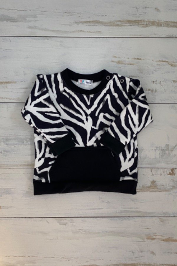 Producto - Buzo frisado safari negro (bebé)