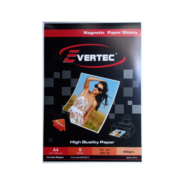 Producto - Papel fotográfico imantado Evertec