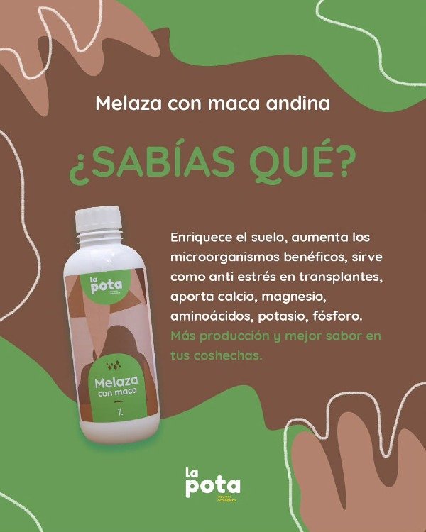 Producto - Melaza con Maca Andina La Pota x 250 cc. - 1