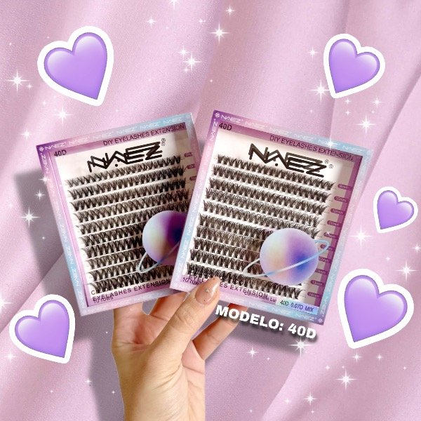 Producto - SET PESTAÑAS NAEZ 40D X 1 SET