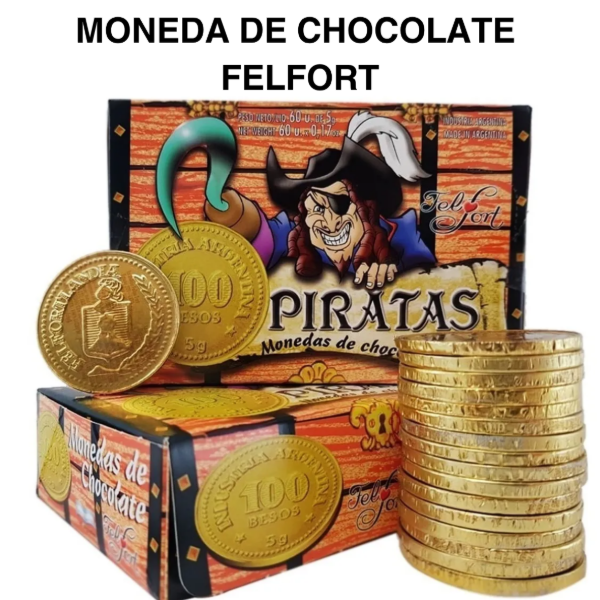 Producto - MODEDA DE CHOCOLATE FELFORT