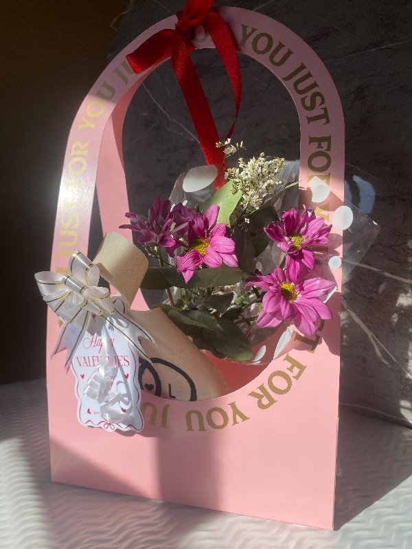 Producto - Canasta con Flores frescas