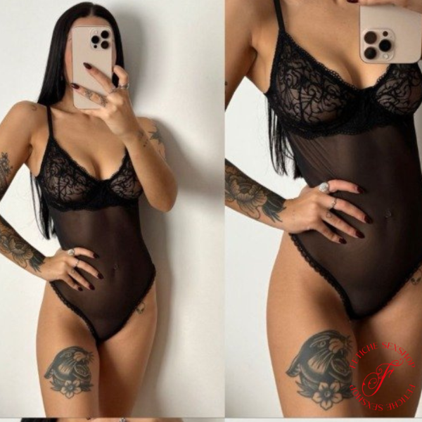 Producto - Body con aro y puntilla