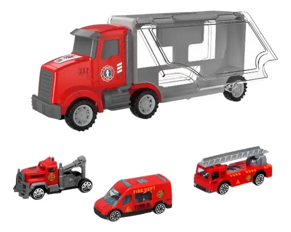 Producto - Camion Mosquito Valija Porta Autos bombero