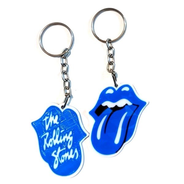 Producto - Llavero Rolling Stones - Black and blue