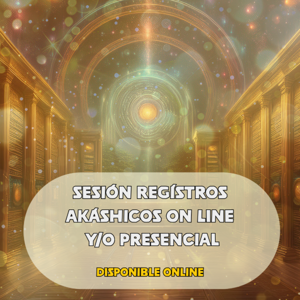 Producto - SESIÓN REGÍSTROS AKÁSHICOS ON LINE Y/O  PRESENCIAL