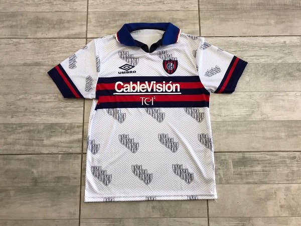 Producto - Camiseta retro de San Lorenzo 96 blanca - 0