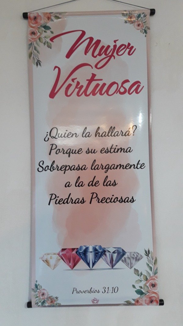 Producto - Banner Cristiano Gigante PROVERBIOS 31:10