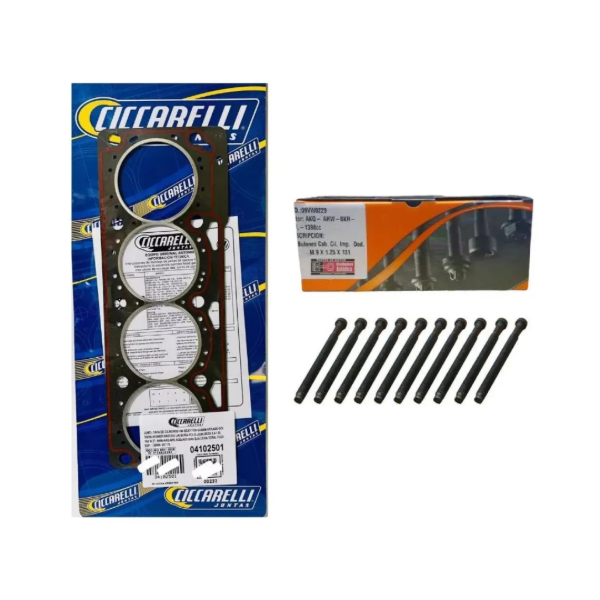 Producto - Kit Junta Tapa Cilindros Ciccarelli + 10 Bulones Reno Vw 1.6 1.4 8v