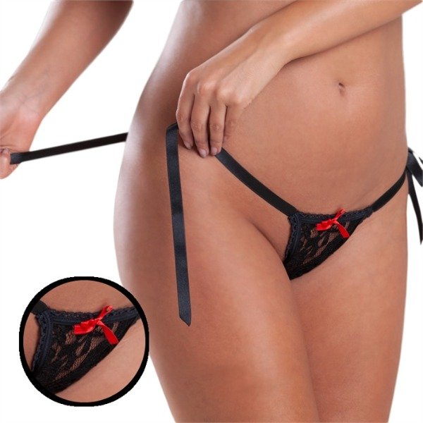 Producto - Less de encaje con cintas