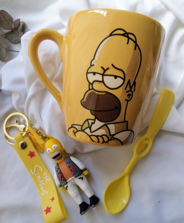 Producto - TAZA Y LLAVERO DE HOMERO