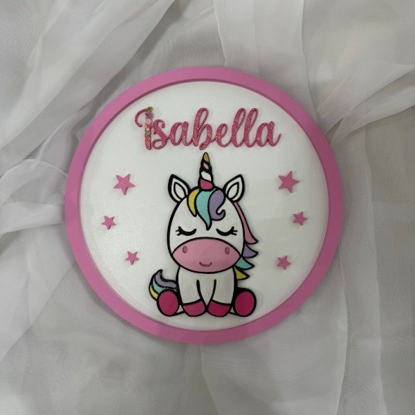 Producto - Cartel colgante UNICORNIO