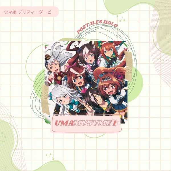 Producto - Umamusume Pretty Derby 1 // Postales holográficas