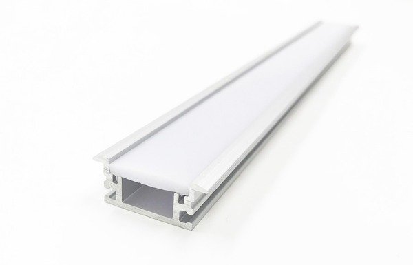 Producto - PERFIL de Aluminio MINI 02 c/Difusor Opal x 3mt COB NUEVO!
