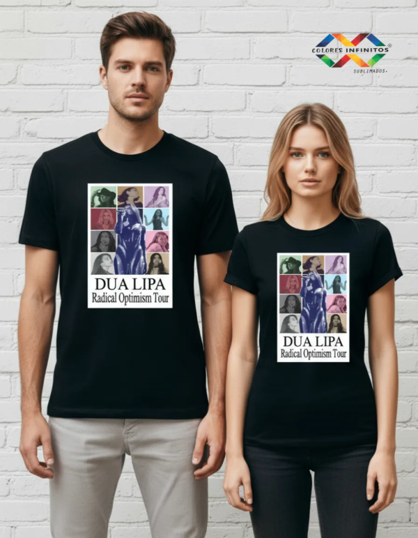 Producto - Remera -DUA LIPA TOUR- ALGODON TALLE S - 0