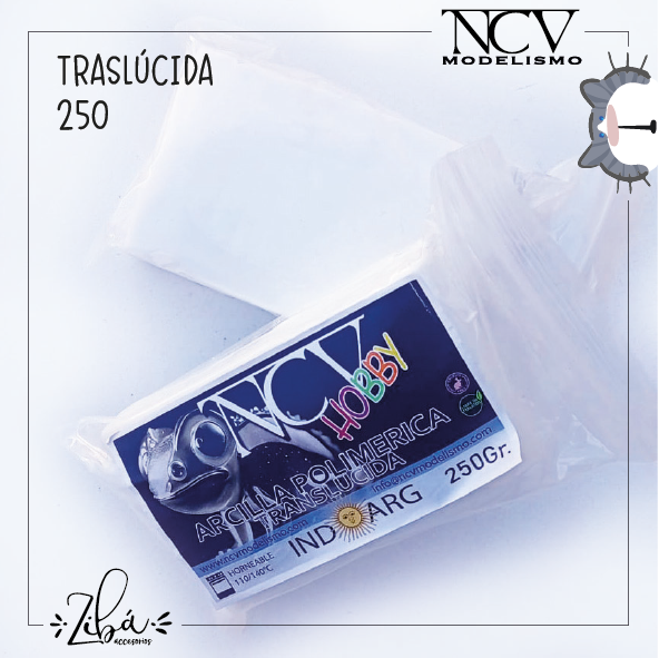Producto - Arcilla polimérica traslúcida NCV HOBBY 250gr.