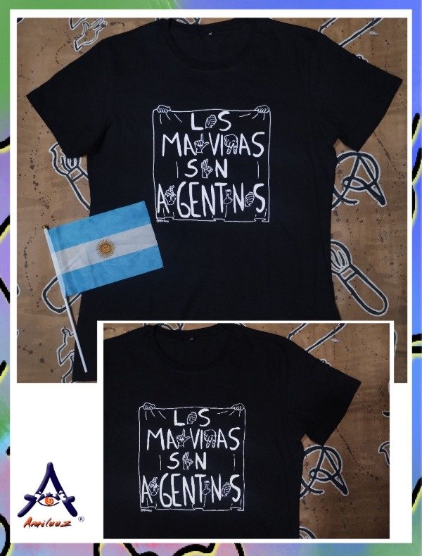 Producto - Remeras algodón unisex Malvinas  Arg - 2