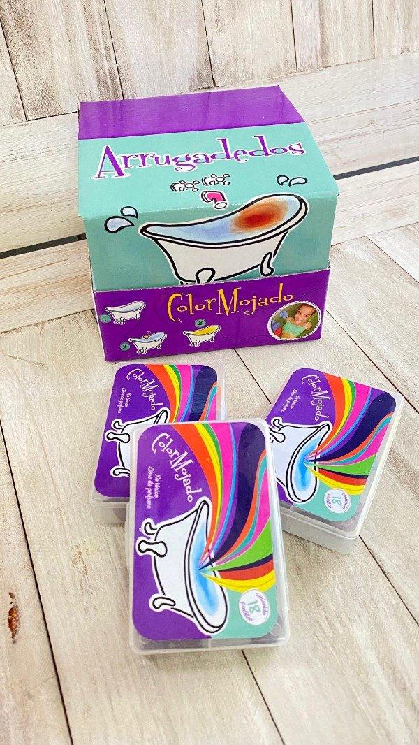 Producto - Color mojado- 18 pastillas con un toque de efervescencia (+3)- Arrugadedos