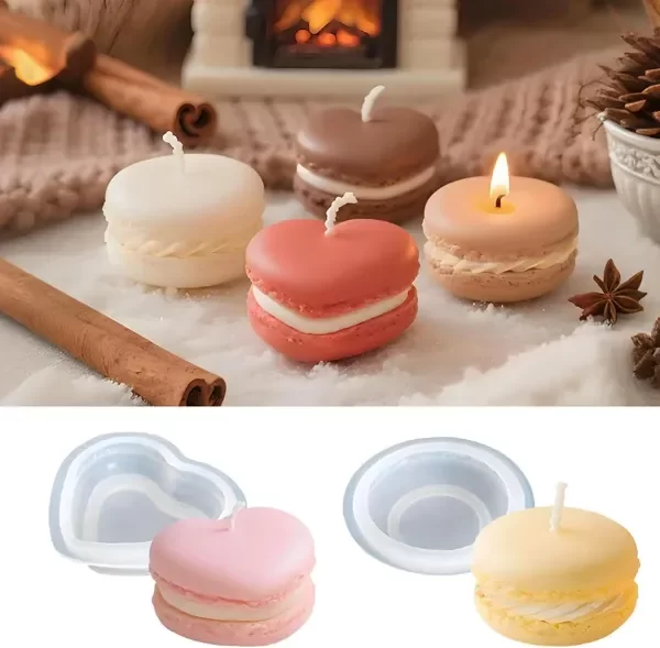 Producto - Molde silicona tapa macaron circular más relleno - 6