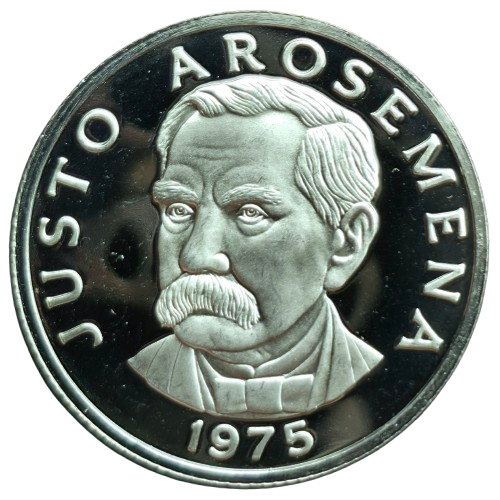 Producto - Panama 25 Centesimos 1975 Justo Arosemena (41.000) PROOF Km#37 Unc