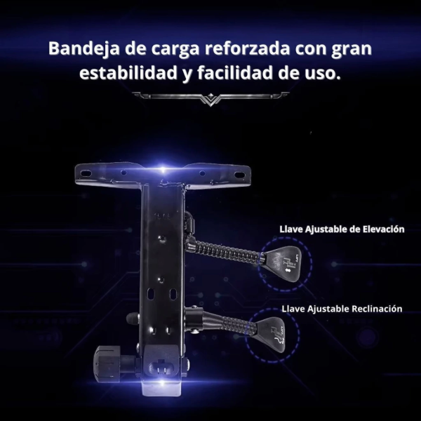 Producto - Silla gamer -apoyabrazos acolchonados -5 ruedas -respaldo alto - NH-GC1000 - 10