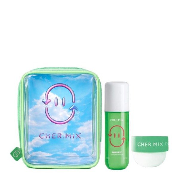 Producto - SET CHER CREAMY PISTACCHIO: BODY MIST 135ML Y BUTTER CREAM Y NECESER