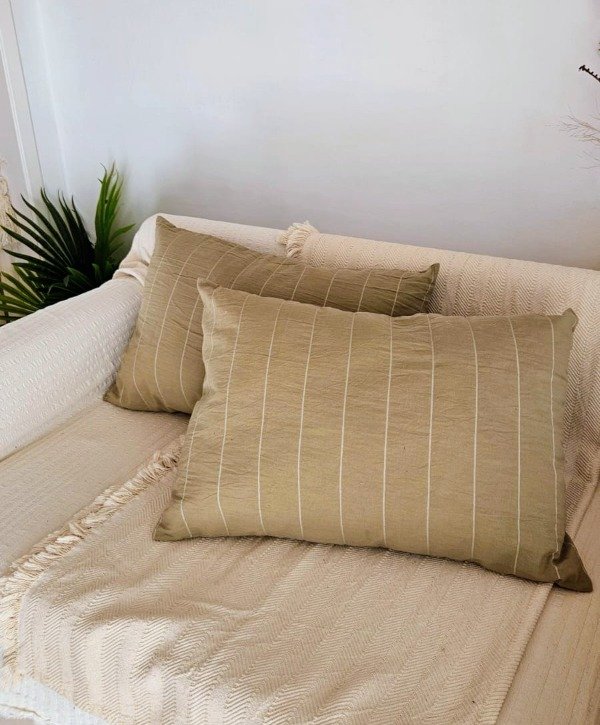 Producto - Almohadon Tusor Rayado
