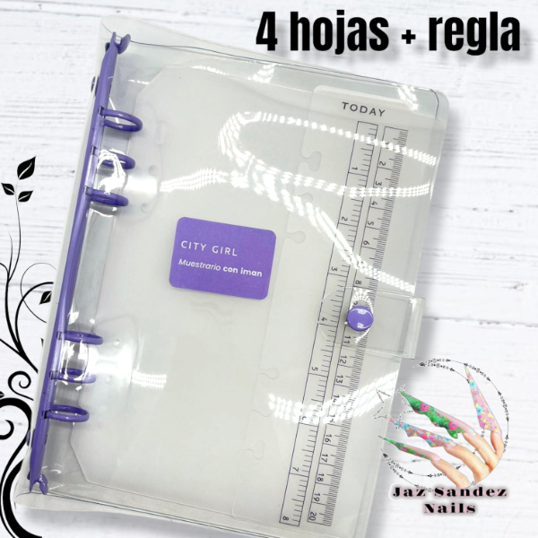 Producto - CARPETA CITY GIRL 4 HOJAS 21x15 MAS REGLA (sin muestrarios)